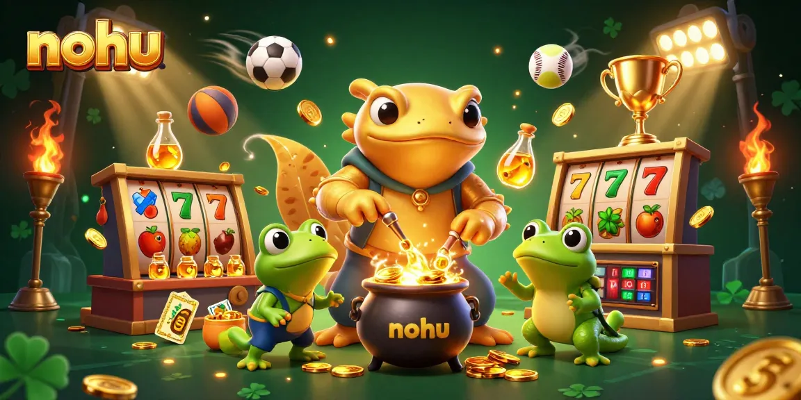 Experience the excitement of nohu with our golden salamander alchemist and magical slot reels.